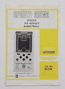 Vintage Radio Shack TANDY Sports Arena Owner's Manual - Photo 1/4
