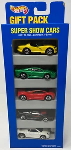 Hot Wheels 1995 - Paquete de regalo de 5 autos Super Show Cars 13502 Mattel nuevo sin abrir - Imagen 1 de 8