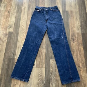 H.I.S Chic Jeans Women size 16 Dark Wash 80s USA W29 L34 - Picture 1 of 14
