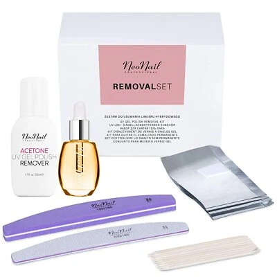NeoNail Komplette Set Manik�re UV Nagellack Entfernungsset Box Removal Zube�r