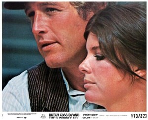 Butch Cassidy and Sundance Kid Original Lobby Card Paul Newman Katharine Ross
