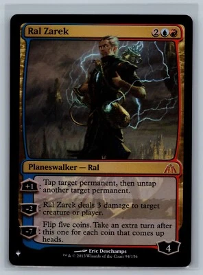 Magic The Gathering Dragon's Maze Ral Zarek #94/156 Foil MTG TCG CCG - Image 1 of 2