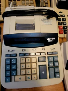 Victor 1260-3 12 28 Key Printing Calculator Vintage Printer Taxes Financial - Picture 1 of 1