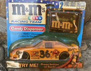 Vintage M&M's Collectible Racing Team Candy Dispenser Mars 1999 Nascar #36 - Picture 1 of 3
