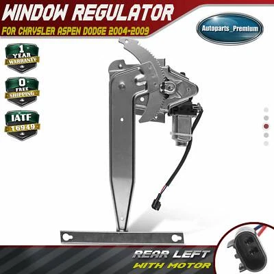 Power Window Regulator w/ Motor for Chrysler Aspen Dodge 2004-2009 Rear Left LH - Image 1 of 4