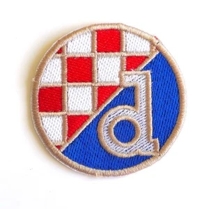 CROATIA Clothes Patches - Sew On - ‘Dinamo’ 5.5cm (Gold) - Picture 1 of 1