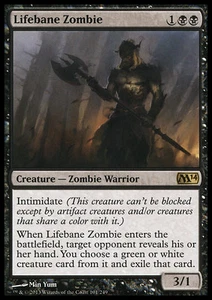 MTG LIFEBANE ZOMBIE EXC - ZOMBIE SCACCIAVITA - M14 - MAGIC - Imagen 1 de 1