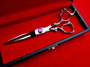 WRNTY 6.5" DRAGON HANDLE Hairdressing Hair Cutting Scissors/Japanese Steel 440c - Picture 1 of 11