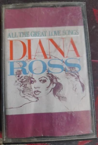 dianna Ross all the great love songs vintage 1984 cassette tape 530056-4 - Picture 1 of 6