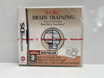 NEW SEALED NINTENDO DS MORE BRAIN TRAINING FROM DR KAWASHIMA - Image 1 of 2