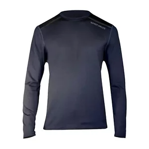 Hot Chillys Mens Micro Elite Chamois Crewneck, Black, Small > BRAND NEW $65 MSRP - Picture 1 of 1