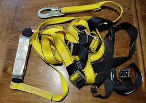 1 MSA Workman Vest, Pullover, Crossover & Riggers Harness SIZE XLG W/LANYARD - Picture 1 of 5