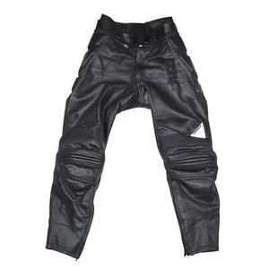 Hein Gericke Streetline Leather Armoured Padded Motorcycle Trousers Size 52 - Picture 1 of 22