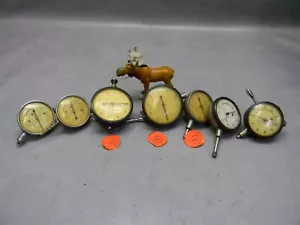 Ames Federal Scherr Vintage Dial Indicador Medidores .001" a .0005" Lote Mixto de 7 - Imagen 1 de 8