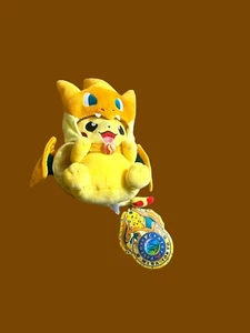 Tokyo Pokemon Pikachu In Charizard Hoodie From Opening Of Pokémon Center Tokyo - Picture 1 of 4
