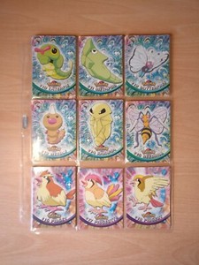 Selection of Pokemon Topps Trading Cards TV Animation Edition