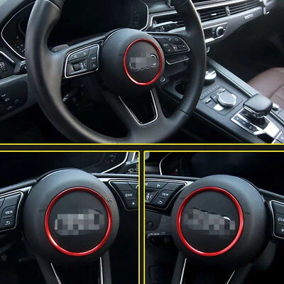 Красное колесо центр украшения кольцо крышка отделки для Audi A3 A4 A5 A6 TT S3 S4 S5 S6 - Изображение 1 из 4