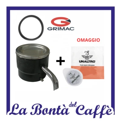PORTACIALDA COMPLETO NUOVO PER MACCHINA DA CAFFE' GRIMAC , AURA + OMAGGIO