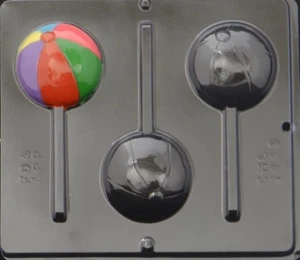 Molde de caramelo de chocolate con piruleta de playa 3449 NUEVO - Imagen 1 de 2