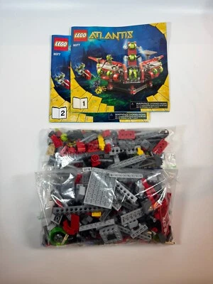 2010 Lego Atlantis 8077 EXPLORATION HQ ( 1 fig MISSING HEAD ) – Used/No Box - Image 1 of 4