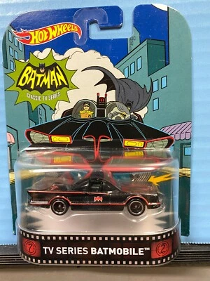 1/64 HOT WHEELS ENTERTAINMENT REAL RIDERS BATMAN TV SERIES 1966 BATMOBILE - Image 1 of 2