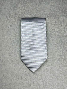 BOSS HUGO BOSS Neckwear Men’s Silk Tie Blue Horizontal Stripe Formal 3.5” in - Picture 1 of 16