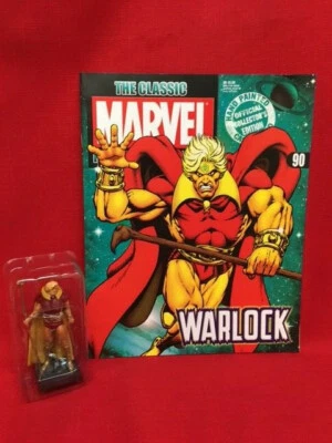 CLASSIC MARVEL FIG COLL MAG #90 WARLOCK 2009  EAGLEMOSS PUBLICATIONS LTD - Image 1 of 4