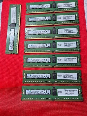 Samsung 8GB 1Rx4 PC4-2133P Server M393A1G40DB0-CPB Memory RAM lot of 8. - Image 1 of 4