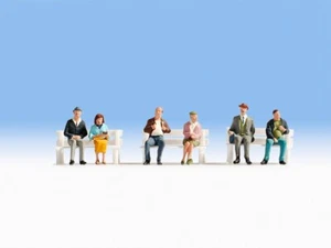 N Scale people - 36242 - Seated Passengers - (With out Benches) - Picture 1 of 1