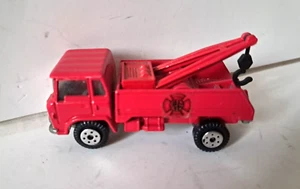Yatming Hino Ranger Fire Department Tow Truck Wrecker 2.5" In. Hong Kong Vintage - Picture 1 of 6