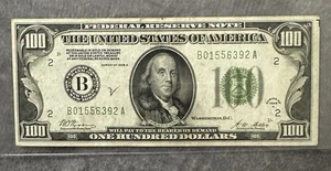 1928 Federal Reserve Note Antique 100 Dollar Bill - Picture 1 of 3