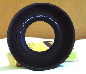 Vivitar 49mm Rubber Super Wide Collapsible Lens Hood "New Old Stock" - Picture 1 of 3