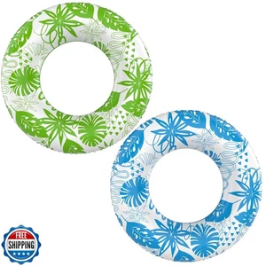 CACSPS aufblasbares Schwimmschlauch-Set - 2er Pack 90 cm (35") Pool-Schwimmer, robustes Wasser - Bild 1 von 5