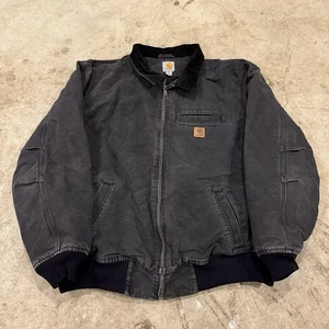 Carhartt Jacke 2XL schwarz gesteppt Canvas Bomber Detroit Bankston 101228-001 - Bild 1 von 9