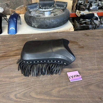 Gilroy Indian Seat 2000 flecos traseros Corbin Softail pasajero almohadilla individual 02 Chief Foto 1 de 4