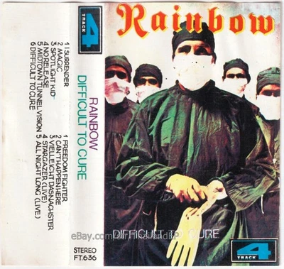Rainbow /Difficult To Cure /I Surrender / THAILAND CASSETTE - Image 1 of 4