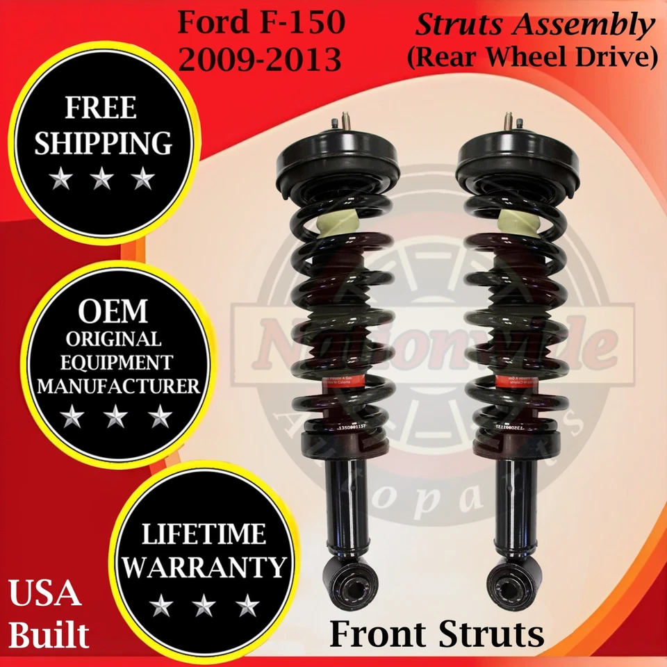 Monroe Genuine OEM Front Struts For 2009-2013 Ford F-150 2WD Lifetime Warranty - Изображение 1 из 4