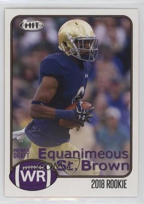 2018 Sage Hit Equanimeous St Brown #72 Rookie RC - Image 1 of 2