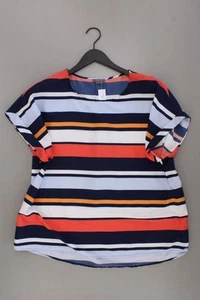 ✅ Montego Kurzarmbluse Classic Bluse für Damen Gr. 46, XL gestreift mehrfarbig ✅ - Bild 1 von 6