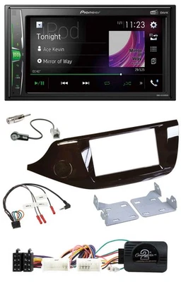 Pioneer 2DIN Lenkrad DAB USB Bluetooth Autoradio für Kia Ceed ab 2012 glänzend o - Bild 1 von 4