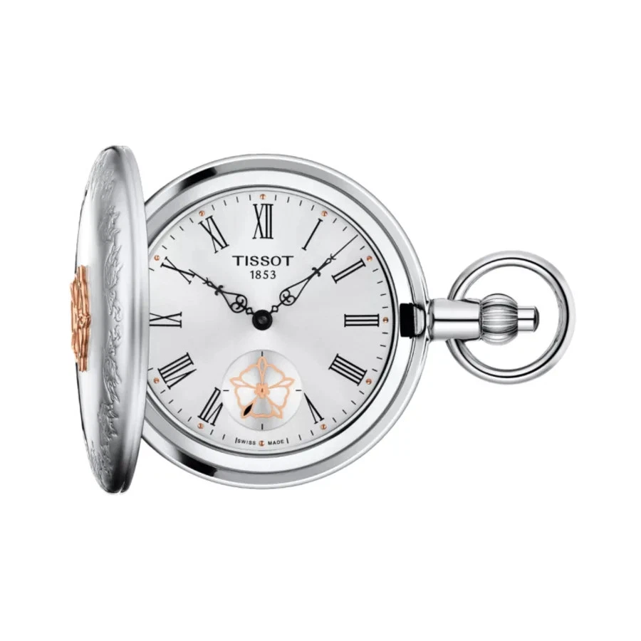 New Tissot Savonnette Mechanical Men's Pocket Watch T865.405.99.038.00 - image 1 of 1
