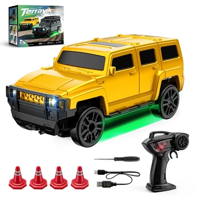 1:64 RC Car 2.4G 4WD High speed Tabletop Remote Control Car Mini Off-Road Car - Image 1 of 4