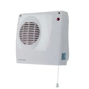 HYCO ALTO 2kW Down Flow Heater Wall Mounted Fan Pull Cord Bathroom Thermostat - Picture 1 of 2