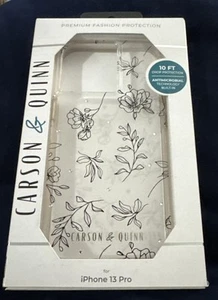 carson & quinn iphone 13 pro case - gently used - original price $40 - Photo 1 sur 2