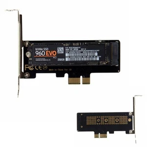 M.2 M2 NVMe SSD zu PCI-E PCI-Express PCIe Konverter M Key 3.0 x1 Adapterkarte - Bild 1 von 7