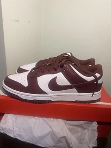 Men's Nike Dunk Low Retro White/Redwood-Gym Red (DV0833 115) - Picture 1 of 6