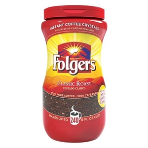 2 Pack Bottles Coffee Classic Roast 100% Pure Instant Grocery , 16 OZ FL Size - Picture 1 of 5