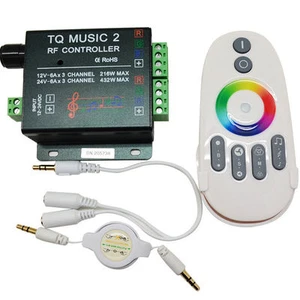 Backlit RF remote control music controller fr 3528 5050 5630 RGB LED strip - Picture 1 of 12