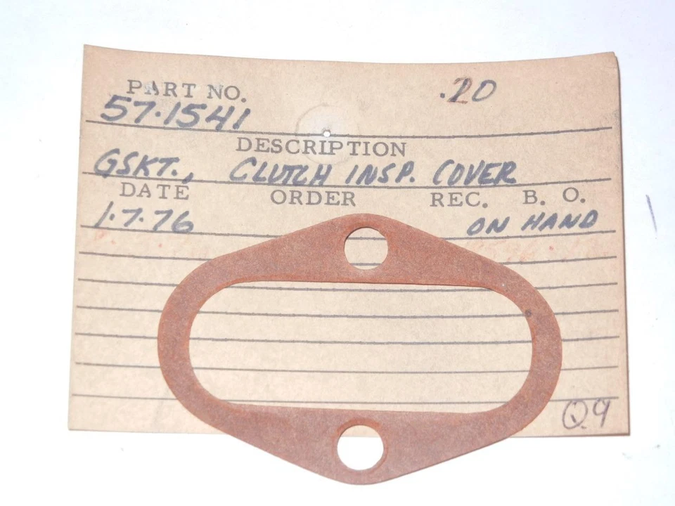 some models Pre-unit Triumph 500 650 clutch inspection plug gasket 57-1541 - Imagem 1 de 1