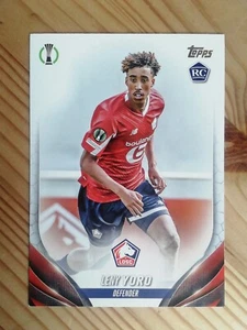 2023-24 Topps UEFA Club Competitions Flagship Leny Yoro LOSC Lille Nr. 154 RC - Bild 1 von 2
